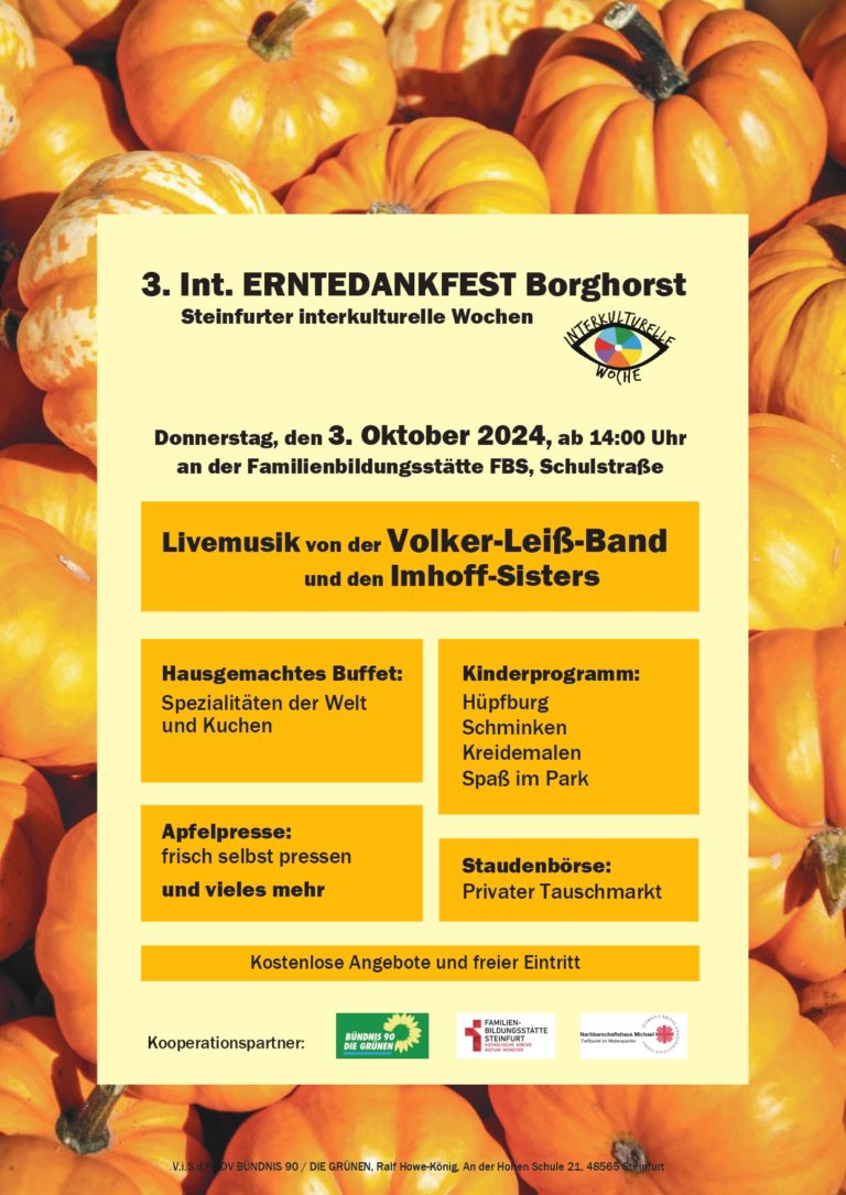 3. Internationales Erntedankfest in Borghorst