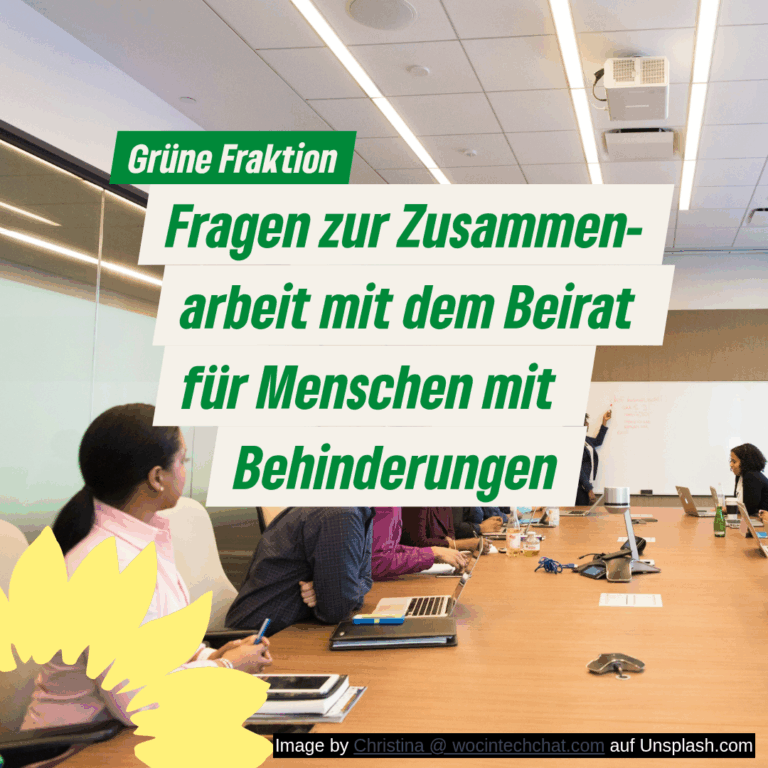 Fraktion an die Verwaltung: Fragen zur Zusammenarbeit mit dem Beirat für Menschen mit Behinderung